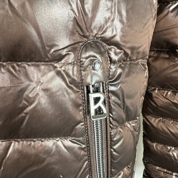 Bogner Women's Size 8 Medium Puffer Down Hooded Jacket Coat Brown - Picture 9 of 16